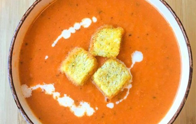 The Best Tomato Basil Soup -Instant Pot