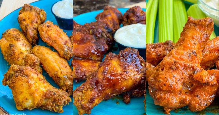 The Best Air Fried Chicken Wings – 4 Ways