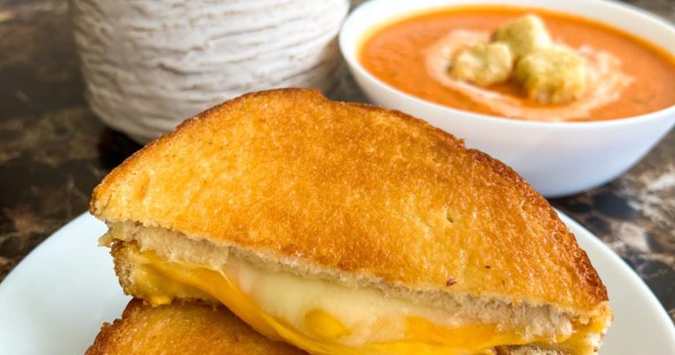 Classic Grilled Cheese Sandwich Air Fryer